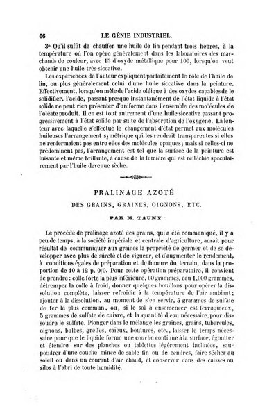 Le genie industriel revue des inventions francaises et etrangeres