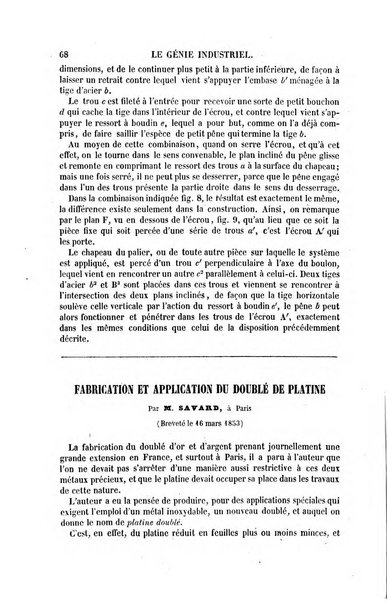 Le genie industriel revue des inventions francaises et etrangeres