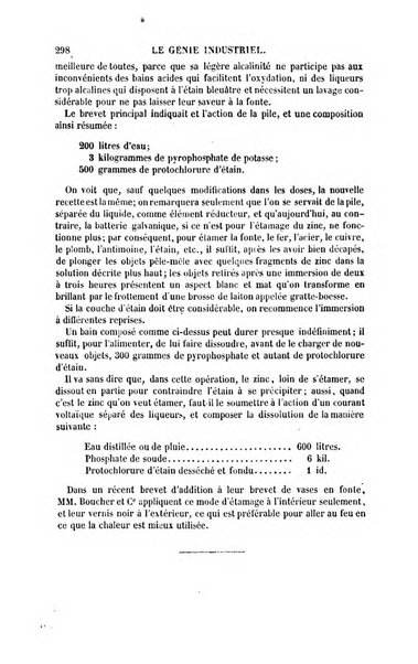 Le genie industriel revue des inventions francaises et etrangeres