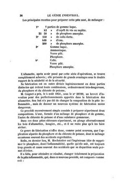 Le genie industriel revue des inventions francaises et etrangeres