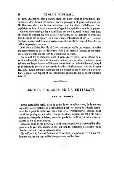 Le genie industriel revue des inventions francaises et etrangeres