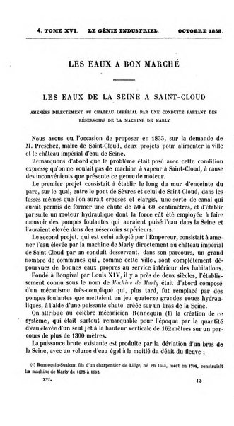 Le genie industriel revue des inventions francaises et etrangeres