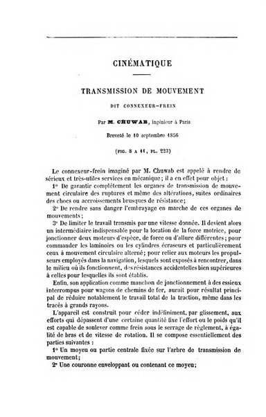 Le genie industriel revue des inventions francaises et etrangeres