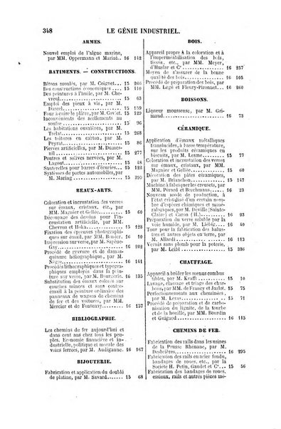 Le genie industriel revue des inventions francaises et etrangeres