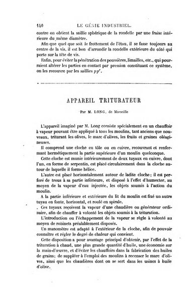 Le genie industriel revue des inventions francaises et etrangeres