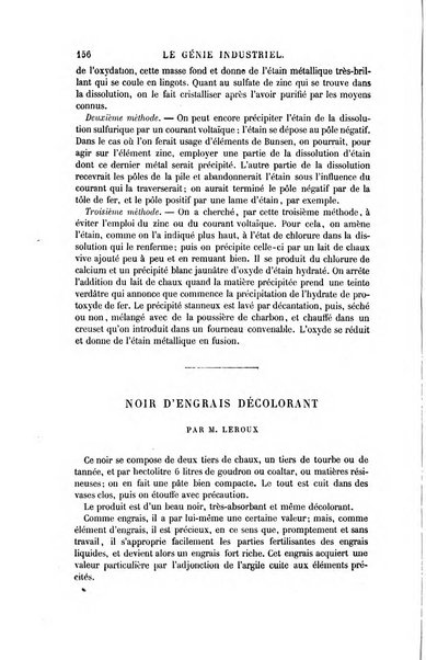 Le genie industriel revue des inventions francaises et etrangeres