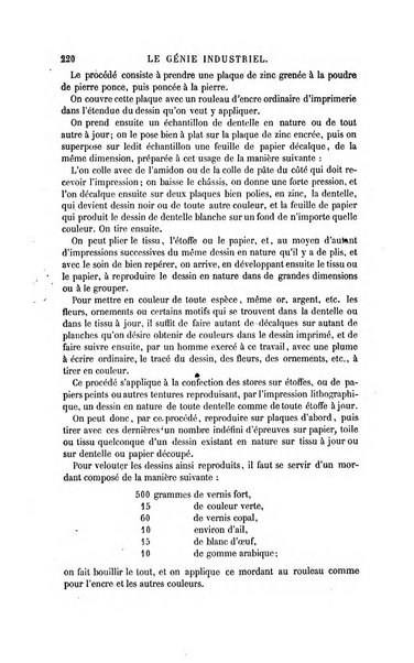 Le genie industriel revue des inventions francaises et etrangeres