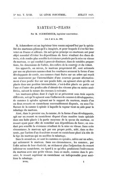 Le genie industriel revue des inventions francaises et etrangeres