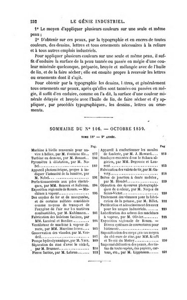 Le genie industriel revue des inventions francaises et etrangeres