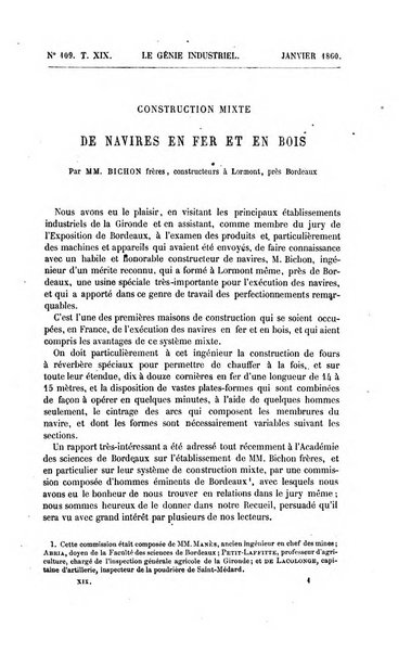 Le genie industriel revue des inventions francaises et etrangeres