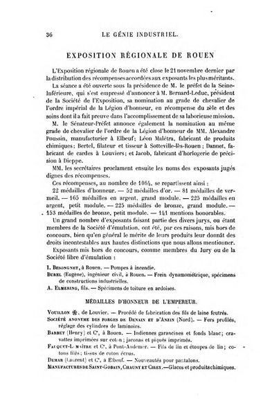 Le genie industriel revue des inventions francaises et etrangeres