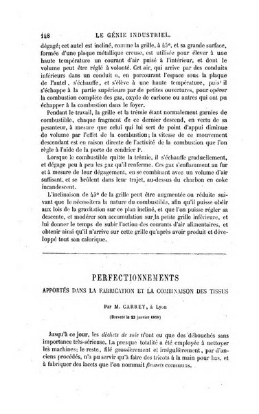 Le genie industriel revue des inventions francaises et etrangeres