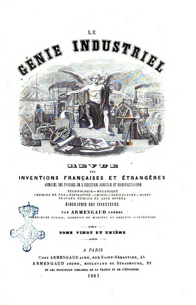 Le genie industriel revue des inventions francaises et etrangeres