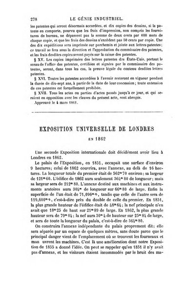 Le genie industriel revue des inventions francaises et etrangeres