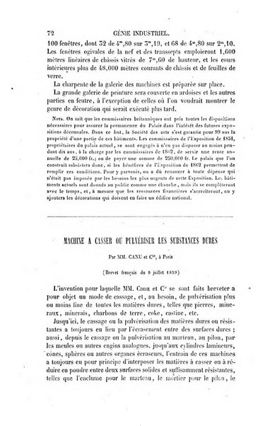 Le genie industriel revue des inventions francaises et etrangeres