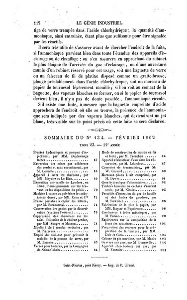 Le genie industriel revue des inventions francaises et etrangeres