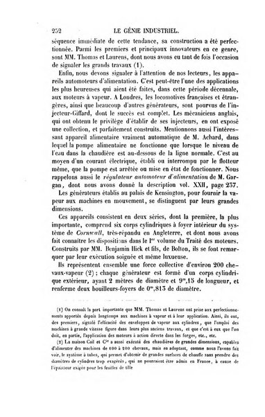 Le genie industriel revue des inventions francaises et etrangeres