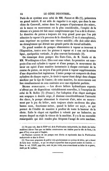 Le genie industriel revue des inventions francaises et etrangeres