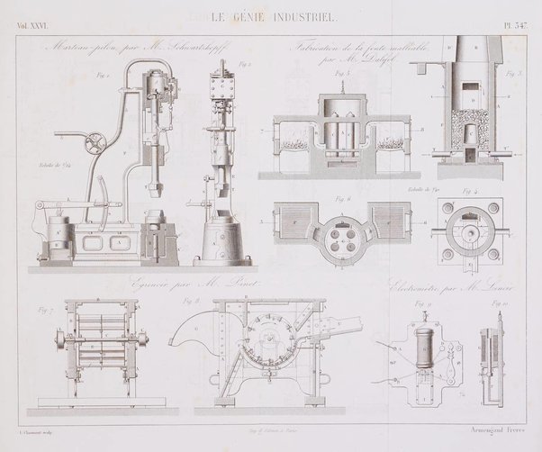 Le genie industriel revue des inventions francaises et etrangeres