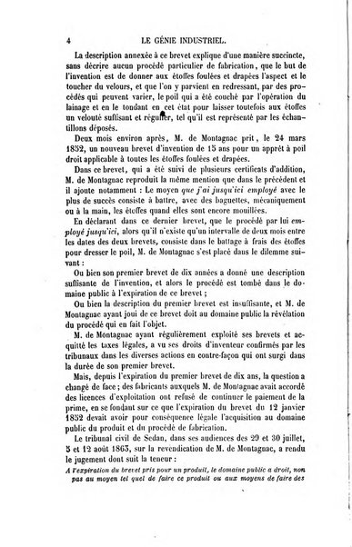 Le genie industriel revue des inventions francaises et etrangeres