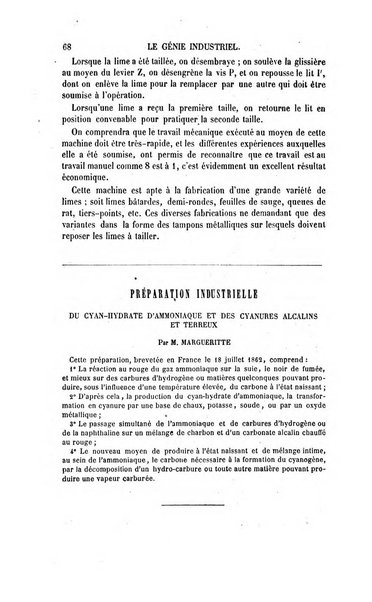 Le genie industriel revue des inventions francaises et etrangeres