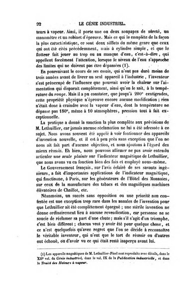 Le genie industriel revue des inventions francaises et etrangeres