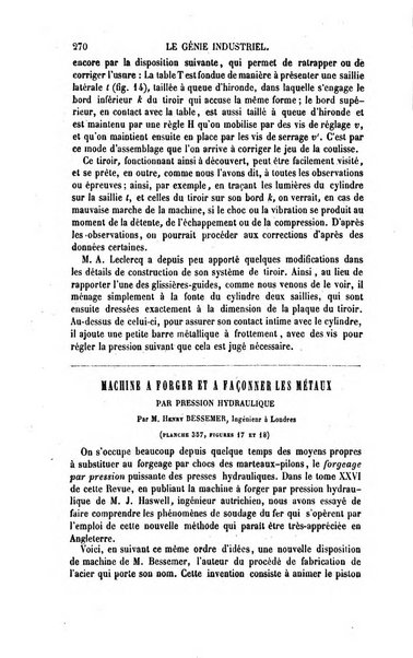 Le genie industriel revue des inventions francaises et etrangeres