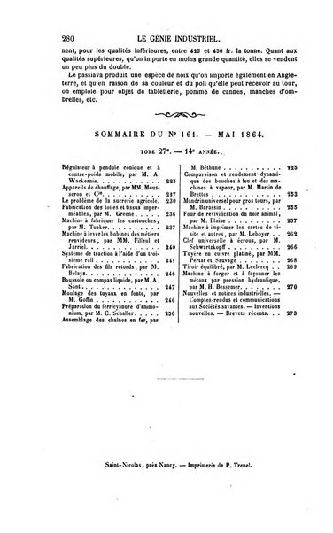 Le genie industriel revue des inventions francaises et etrangeres