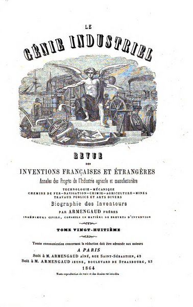 Le genie industriel revue des inventions francaises et etrangeres