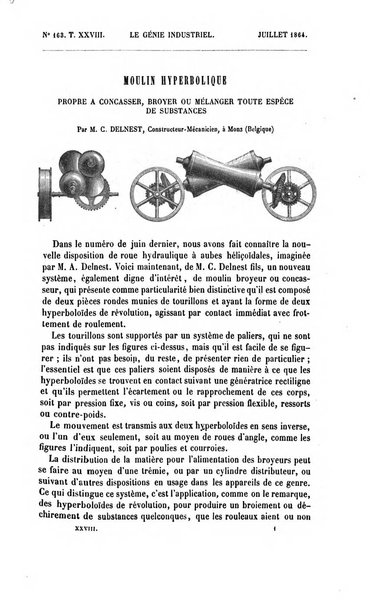 Le genie industriel revue des inventions francaises et etrangeres