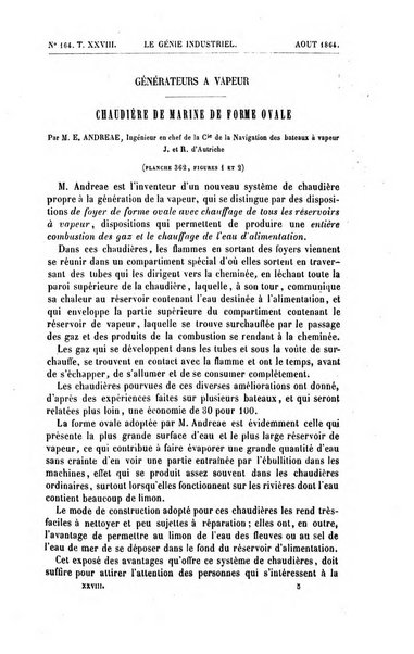 Le genie industriel revue des inventions francaises et etrangeres