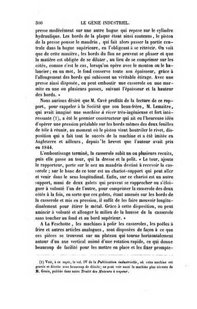 Le genie industriel revue des inventions francaises et etrangeres