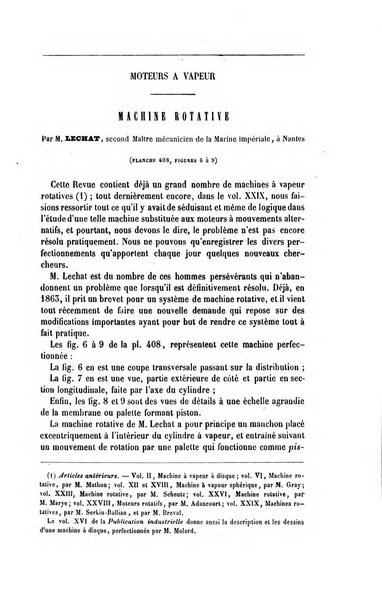 Le genie industriel revue des inventions francaises et etrangeres