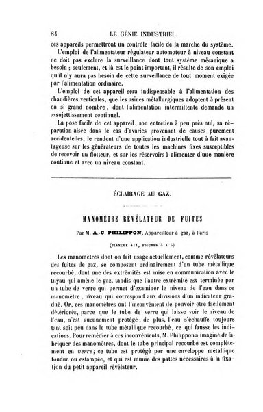 Le genie industriel revue des inventions francaises et etrangeres