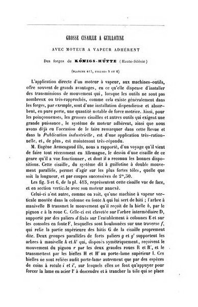 Le genie industriel revue des inventions francaises et etrangeres