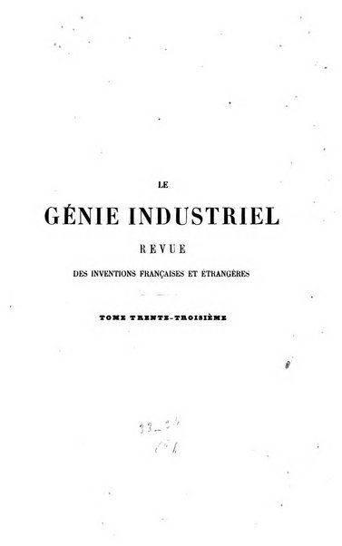 Le genie industriel revue des inventions francaises et etrangeres