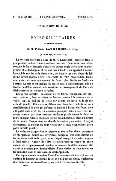 Le genie industriel revue des inventions francaises et etrangeres