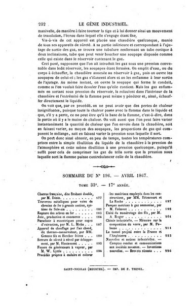 Le genie industriel revue des inventions francaises et etrangeres