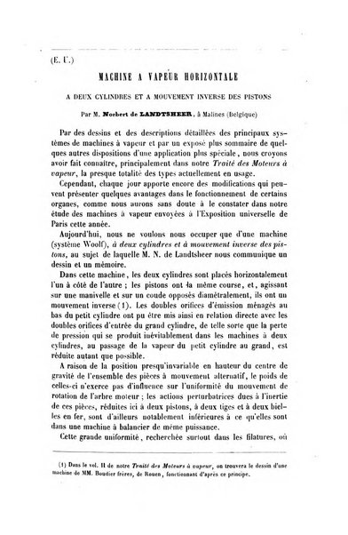 Le genie industriel revue des inventions francaises et etrangeres