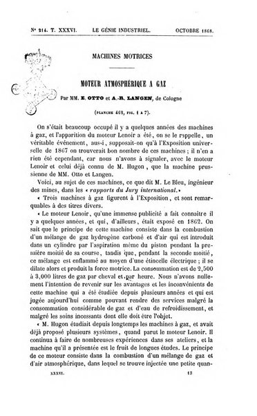 Le genie industriel revue des inventions francaises et etrangeres