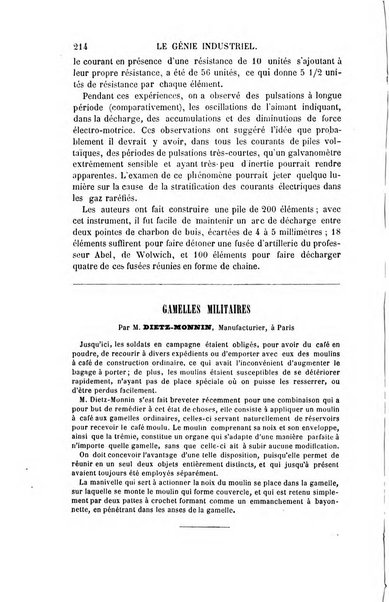 Le genie industriel revue des inventions francaises et etrangeres