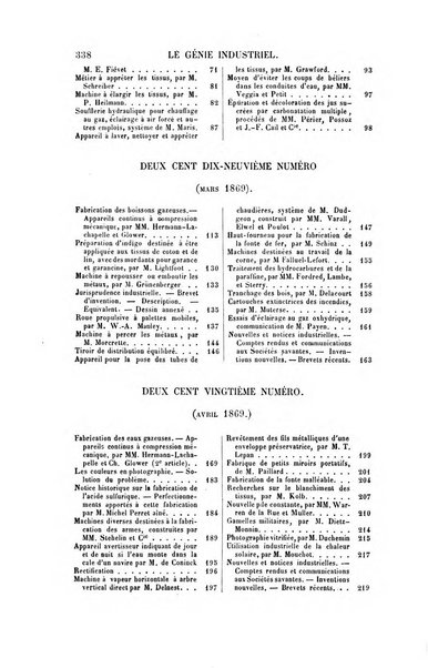 Le genie industriel revue des inventions francaises et etrangeres