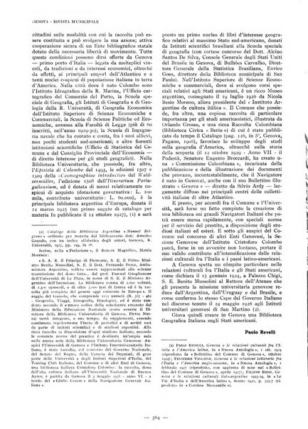 Genova rivista municipale