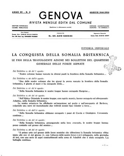 Genova rivista municipale