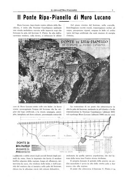 Il geometra italiano rivista di coltura tecnica e di difesa sindacale