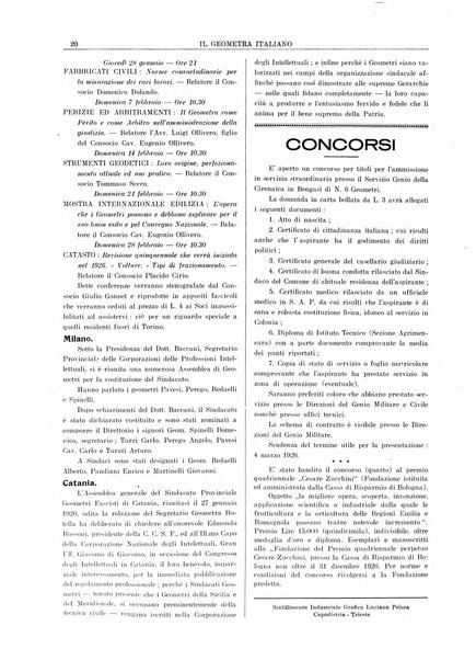 Il geometra italiano rivista di coltura tecnica e di difesa sindacale