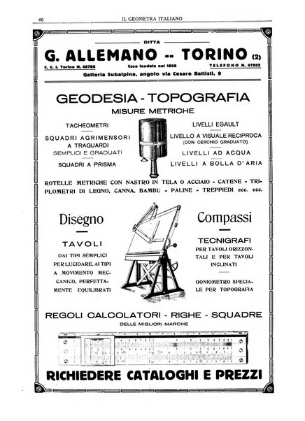 Il geometra italiano rivista di coltura tecnica e di difesa sindacale