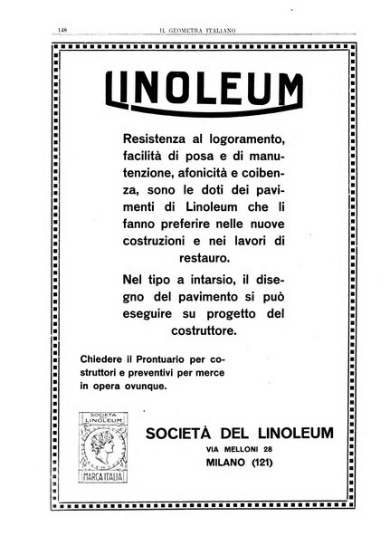 Il geometra italiano rivista di coltura tecnica e di difesa sindacale