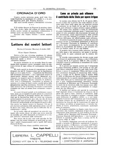 Il geometra italiano rivista di coltura tecnica e di difesa sindacale