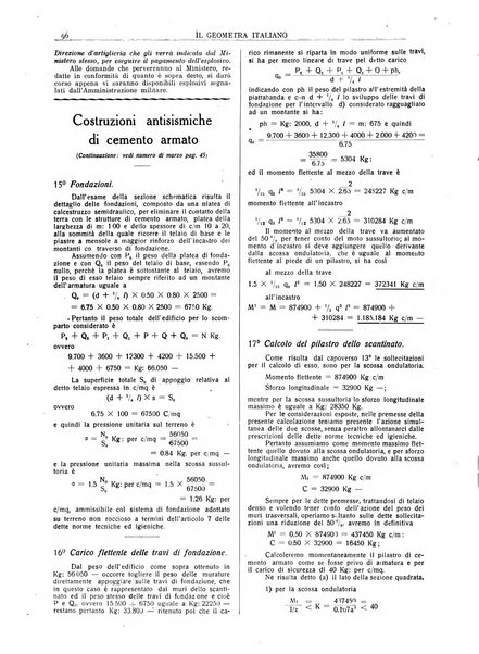 Il geometra italiano rivista di coltura tecnica e di difesa sindacale